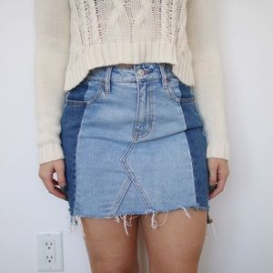 Two toned denim Pacsun skirt !